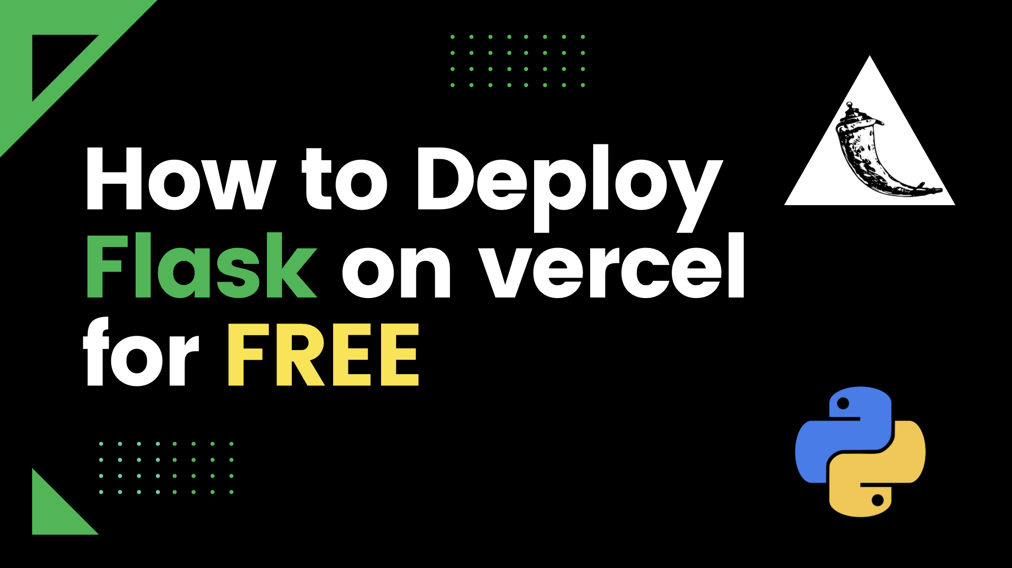 How to Deploy Flask on Vercel